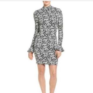 Michael Kors black and white floral dress size L